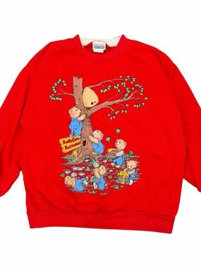 Vintage 90s Honeybear Grandma Crewneck Sweatshirt